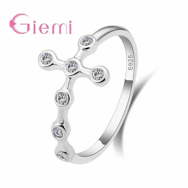 

cluster rings shiny cubic zirconia austrian crystal wedding ring pure 925 sterling silver bague for lady engagement gift wholesale, Golden;silver