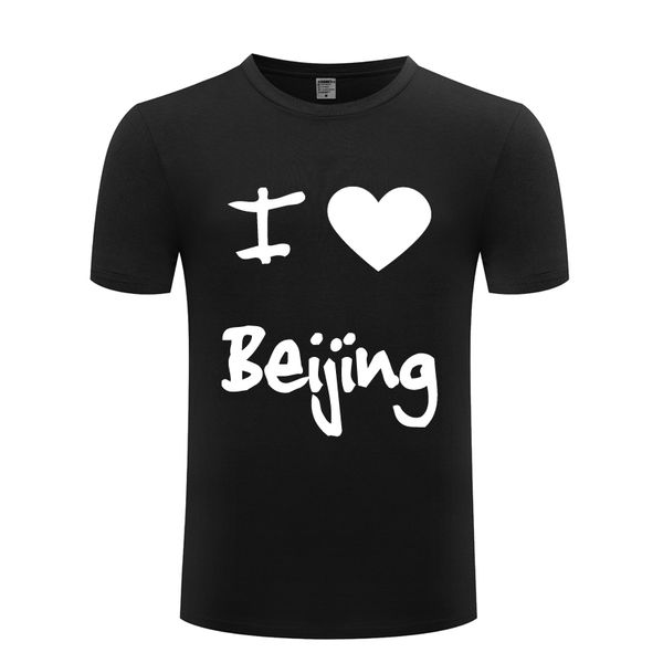 

i love heart beijing mens men t shirt tshirt 2018 new short sleeve o neck cotton casual t-shirt tee