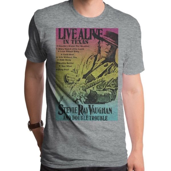 

authentic stevie ray vaughan and double trouble live alive in texas tour t-shirt