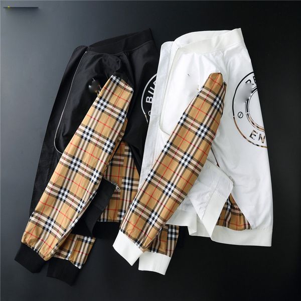 

2020 new fashion brand jacket men winter autumn slim fit men's designer clothes men's casual jacket slim fit large size m-3xl, Black;brown