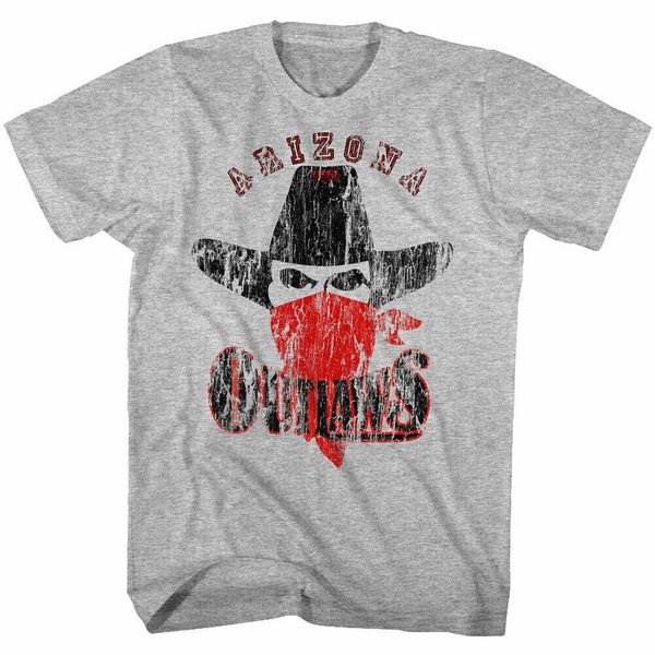 

usfl футболка аризона outlaws серый вереск tee хлопок хлопок юмористическая tee shirt