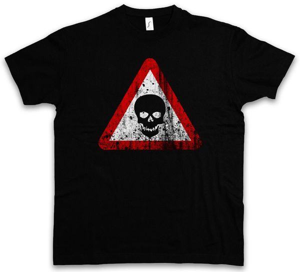

new mens t shirts skull sign t-shirt gothic horror army metal glamour rock tribal tattoo 100% cotton brand new t-shirts