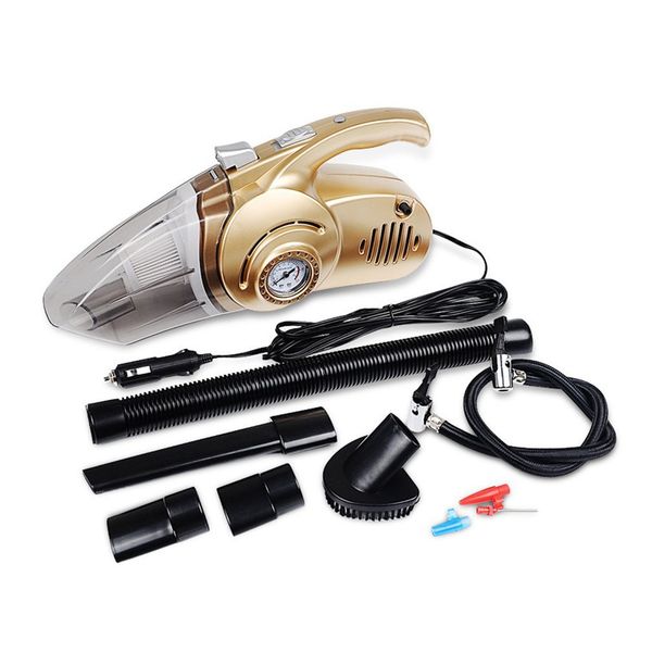 

4 in 1 multifunction car vacuum cleaner digital display portable high power car dual use auto inflatable pump air compressor