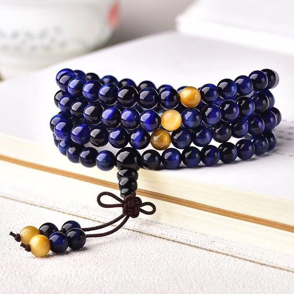 

wholesale blue tiger eye natural stone bracelets lucky business for women men bracelet energy stone fashion bracelet jewelry, Black