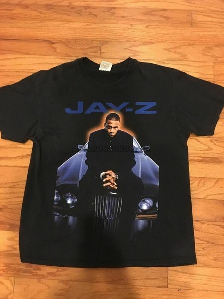 

jay-z rocafella records t-shirt rare black ex condition