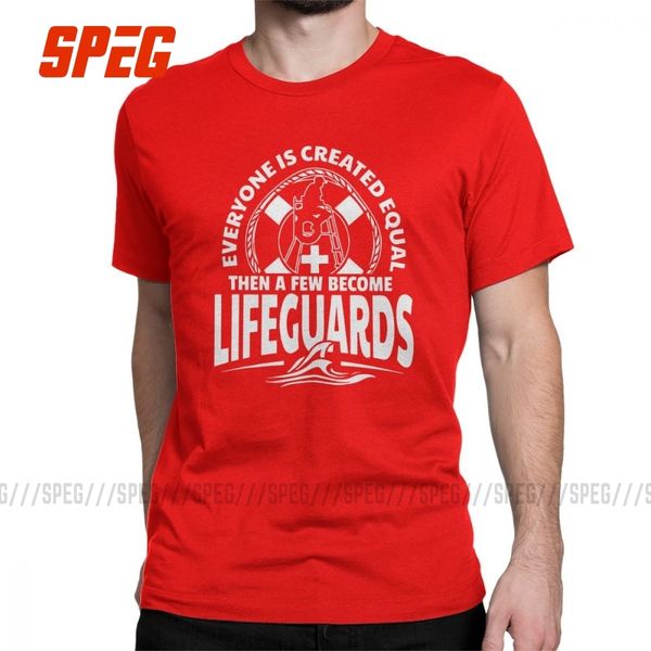 

proud lifeguard only a few become lifeguards t shirt men cotton novelty t-shirt beach swimming tee clothes big size 4xl 5xl 6xl