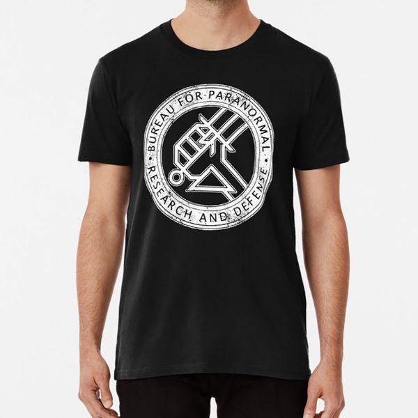 

hellboy b.p.r.d. t shirt bureau of paranormal research and defense hellboy devil demon red hellboy logo