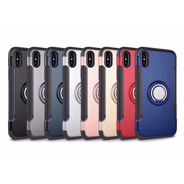 

for iphone x hard case with magnetic holder for iphone 5 6 7 8 plus for samsung s7 s7 edge s8 s8 plus with retail box 50pcs/up