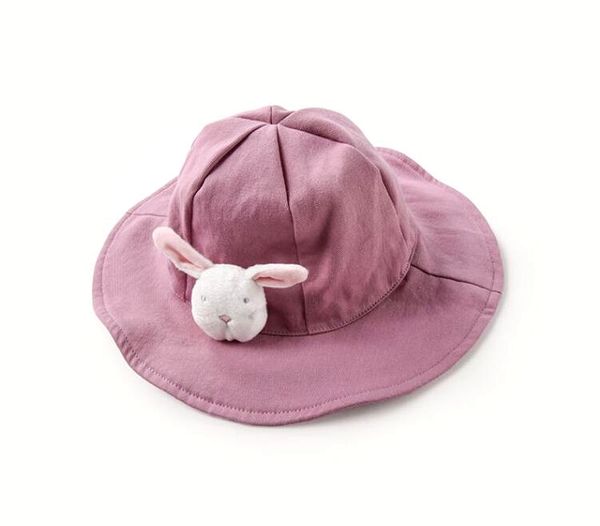 

spring and summer baby hat female baby fisherman hat sun sunscreen super cute hat, Blue;gray