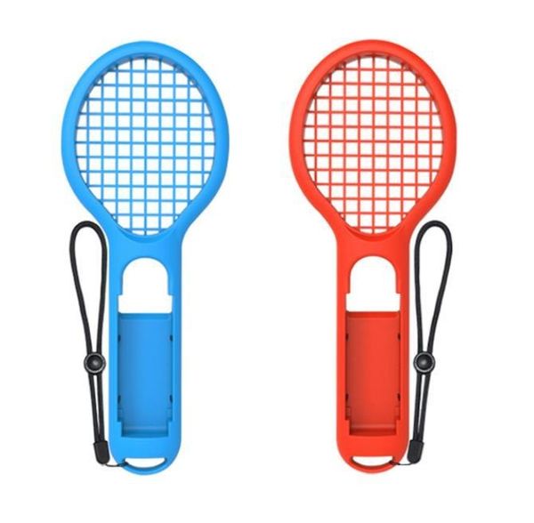 

2pcs/pack tennis racket for switch joy-con accessories for mario tennis aces game controller grips ing