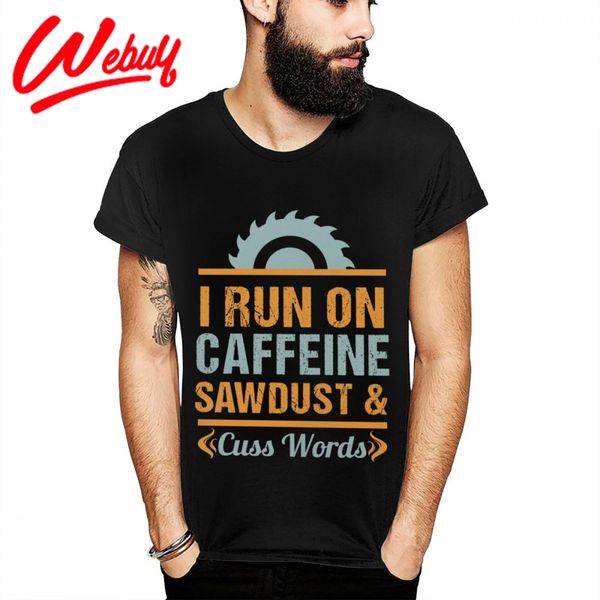 

carpenter wood work sawdust t shirt male big size summer fashion homme tee shirt