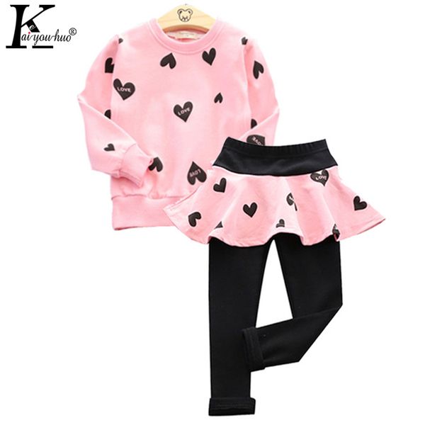 

children clothing 2020 spring girls clothes sets 2pcs tracksuit for girls sport suit cotton christmas outfits costumes for kids, White