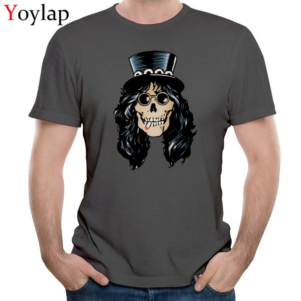 

group funny hippies designer t-shirt men's cool street & tees short sleeve o-neck cotton fabric skull print casual clothing