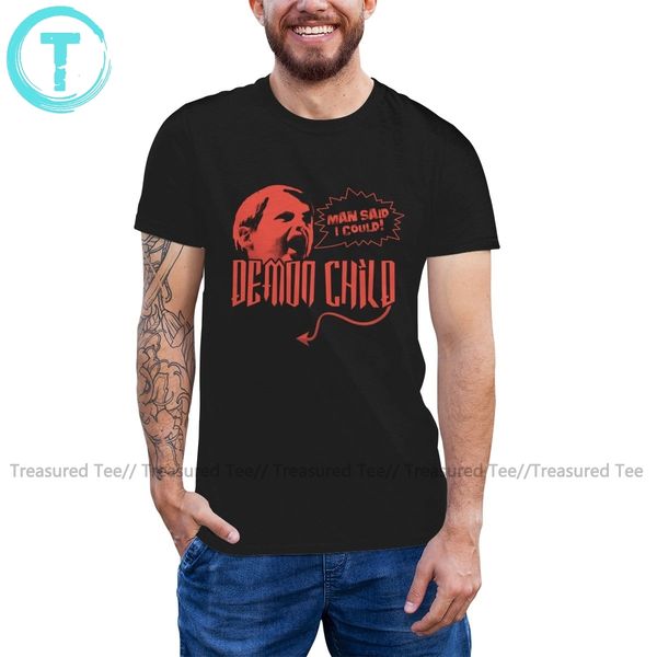

demon t shirt demon child man said i could dark t-shirt cotton print tee shirt short sleeve plus size tshirt