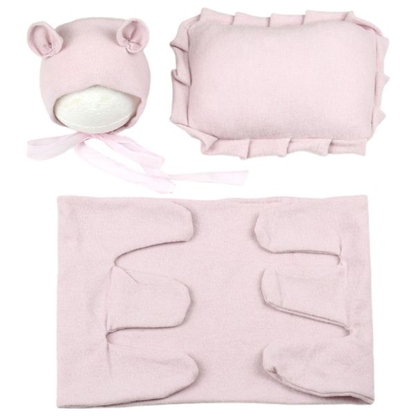 

3pcs/set baby hat pillow wrap newborn pgraphy infants p shooting props a2ub
