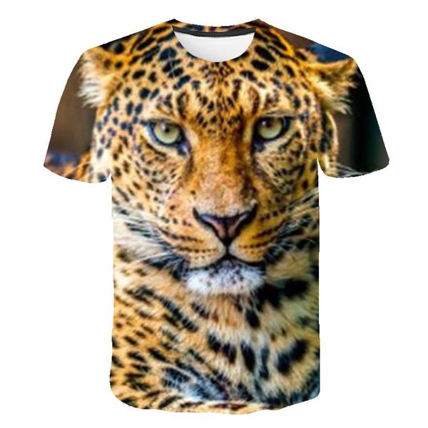 

animal fiercely tiger o collar dizziness 3d print shirts humor oversized funny men clothing