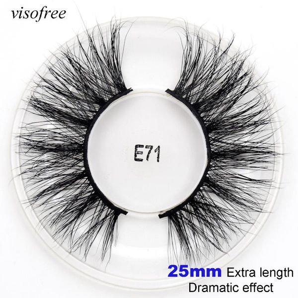 

false eyelashes viso25mm lashes 8d mink makeup full strip soft fluffy volume lash e71