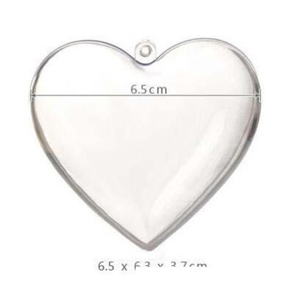 

transparent plastic decoration christmas ball shop layout ps crystal heart hollow hanging balls eternal flower ball - 0032pack