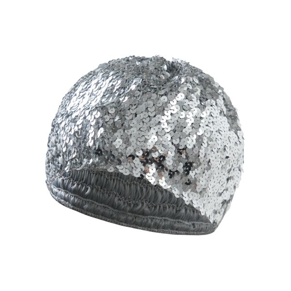 

berets fashion style for autumn and winter women's knitted sequined beret nice women christmas party hat, Blue;gray