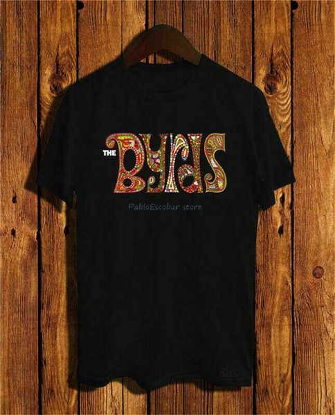 

new the byrds logo t-shirt size s m l xl 2xl tee round neck tee shirt