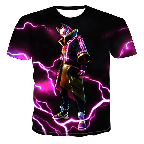 

volcanic eruption print short sleeve mens t shirt 2019 summer t-shirts casual cotton streetwear harajuku t