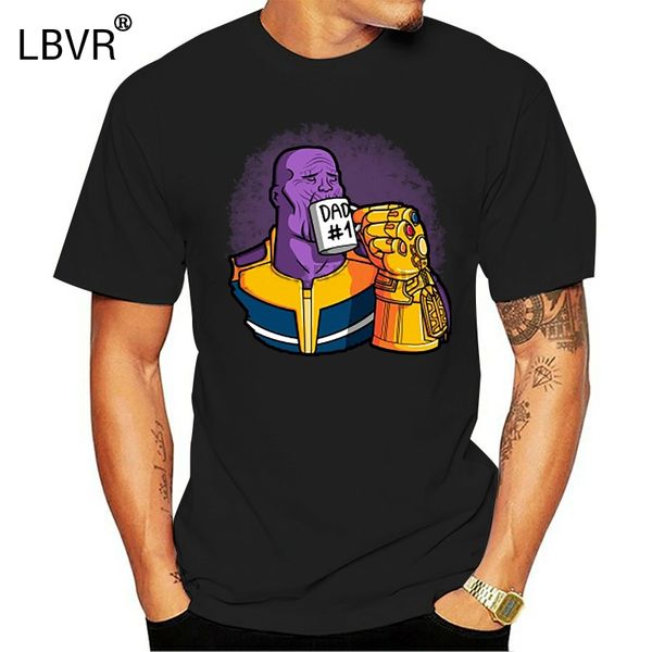 

men tshirt dad #1 thanos t shirt women t-shirt tees top