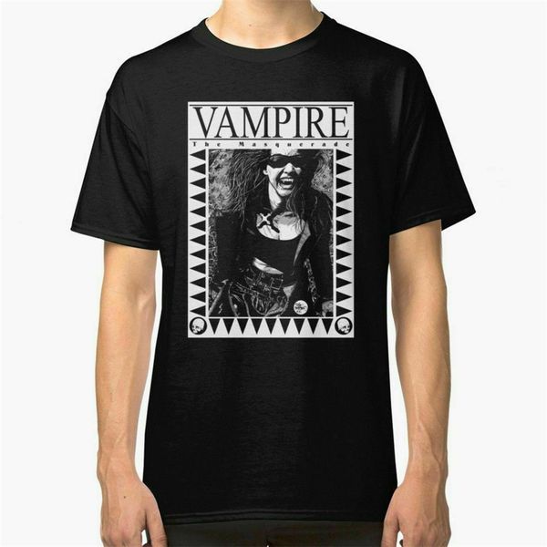 

new vampire the masquerade logo t-shirt s-3xl summer o neck tee shirt