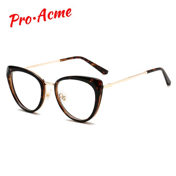 

sunglasses pro acme retro cat eye blue light blocking glasses for women anti strain computer gaming optical frames pc1703, White;black