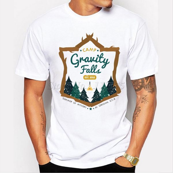 

2019 new fashion men's forest printed t shirt hipster cool short sleeve tees