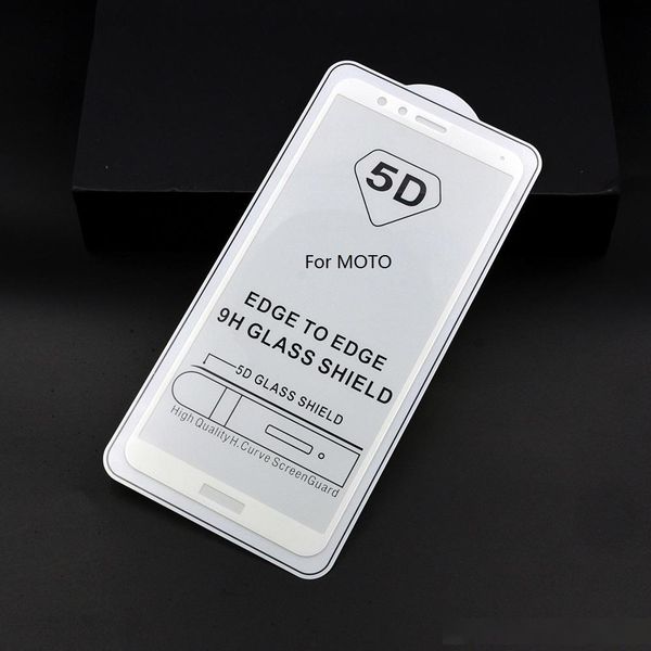 

5d full cover tempered glass screen protector film for moto g7 g6 z4 z3 p40 one version p30 play plus power note force