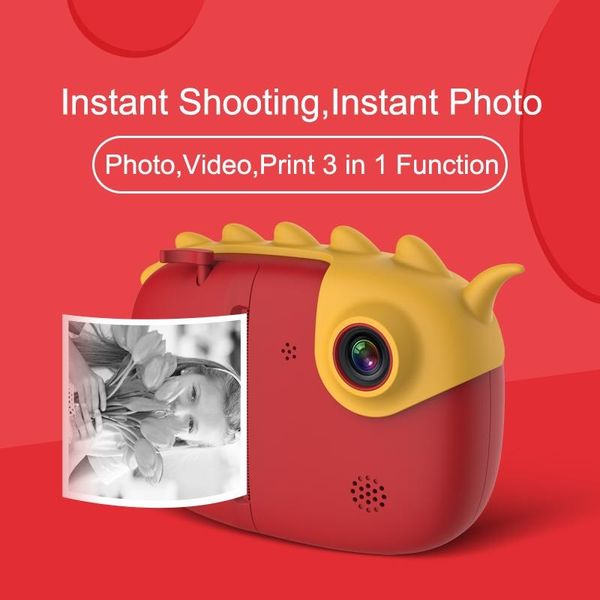 

touch screen children camera christmas gift baby instant print camera for kids 1080p hd with thermal p paper toys for birthday gifts