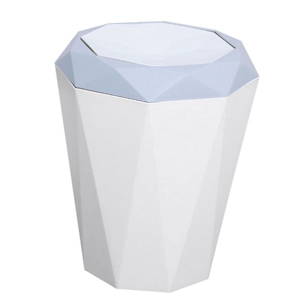 

rubbish bin trash can modern simple home plastic waste rubbish garbage bin wastebasket trash can office living room