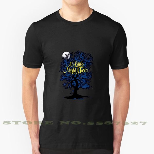 

a little night music музыкальный прохладный дизайн модный t-shirt tee a little night music отправить в клоуны бернадетт питерс сондхеимом