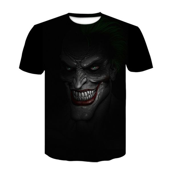 

it clown joker camiseta 3d print shirts aesthetic kawaii kawaii men clothing