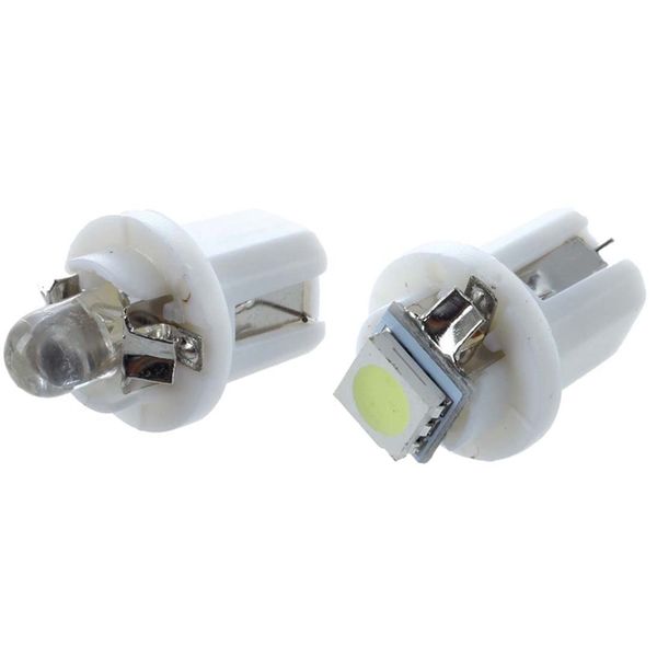 

10x t5 led bulb light gauge white light meter dashboard b8-5d & 10 pcs t5/ b8.5d smd led socket interior lighting
