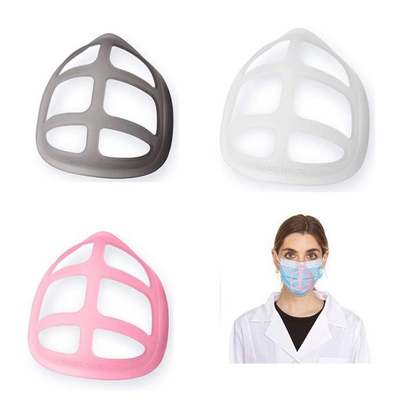 

6 styles 3d mask bracket lipstick protection pp stand mask inner support for enhancing breathing smoothly masks tool accessory