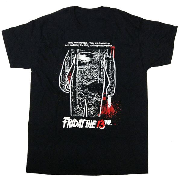 

friday the 13th tee - original poster image 100% official horror shirt cool casual pride tee men women new fashion