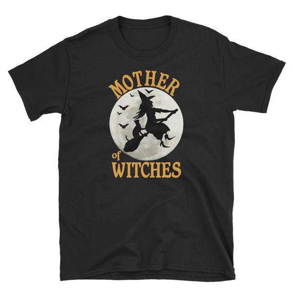 

halloween trick treat witch mother t-shirt s-3xl pure cotton tee shirt
