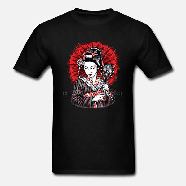 

мужские geisha oni маска yokai ogre kuruoshiki asian art культура crewneck t-shirt