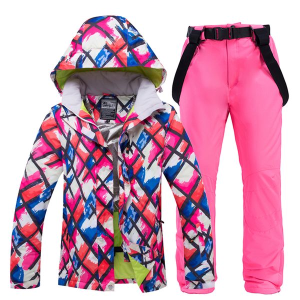 

skiing jackets women ski suit brands winter warm waterproof windproof clothes snow pants and jacket snowboarding suits