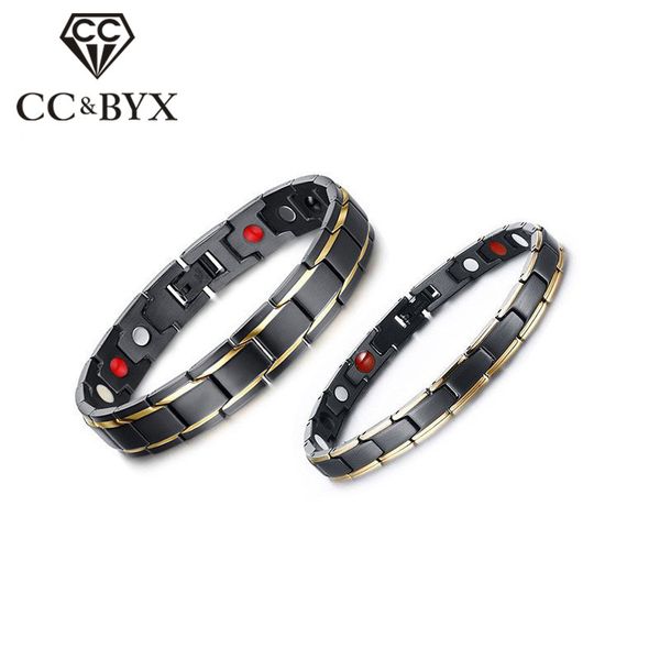 

bangle bracelets for women mens jewelry fashion black magnet lovers titanium steel bangles drop wholesale sbrm-002