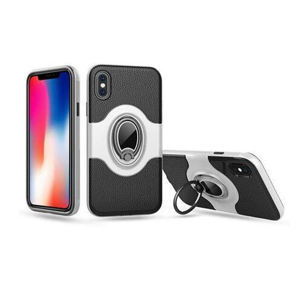 

phone case for iphone x case kickstand finger ring magnetic holders for iphone 8 7 6 case tpu & pc ultra thin back cover