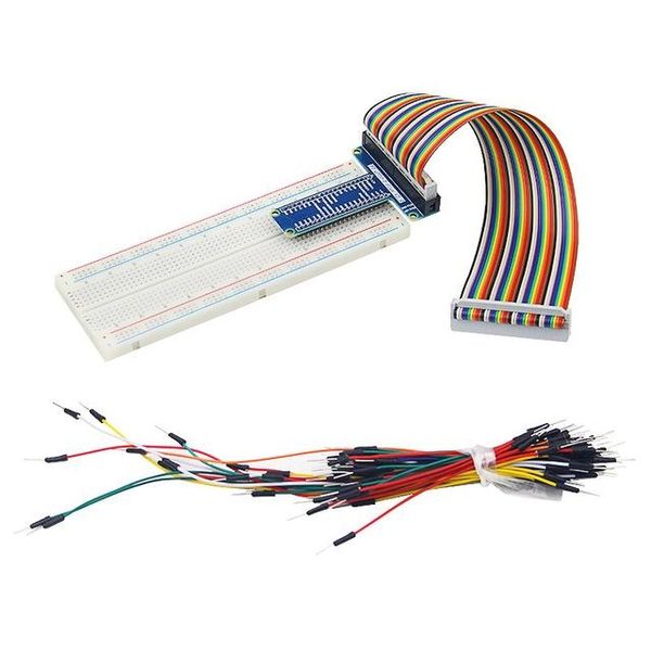 

demo board accessories gpio extension board mb-102 830 point breadboard 40 pin gpio cable jumper cable for orange pi