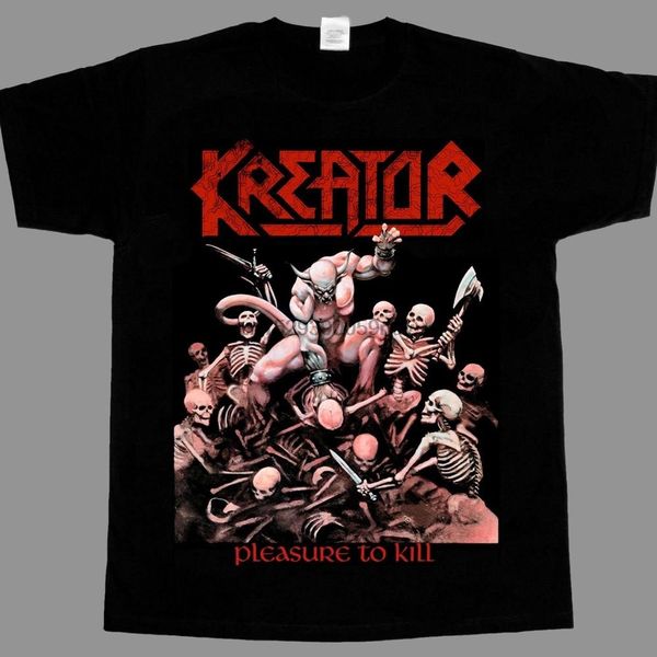 

kreator pleasure to kill new short sleeve black t shirt