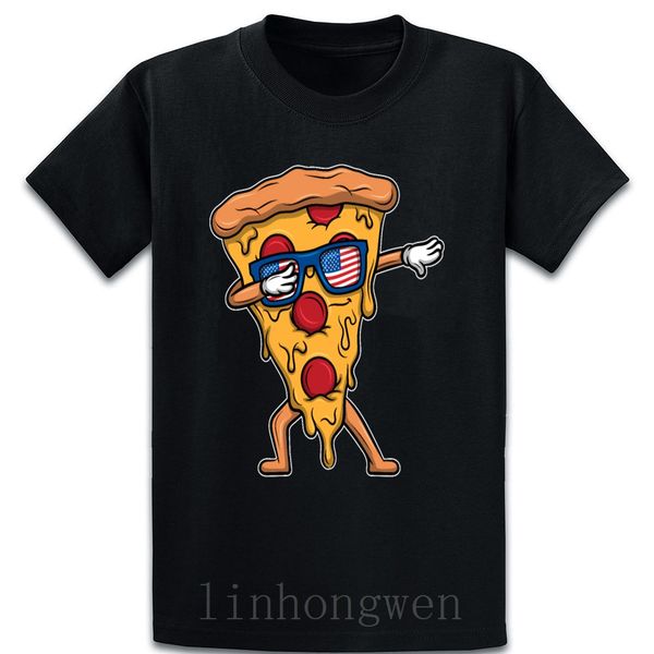 

dabbing pizza salami 4th july independence day t shirt novelty o-neck sunlight customize summer style cotton humor vintage shirt