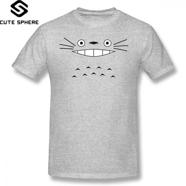 

totoro t shirt totoro face t-shirt printed fashion tee shirt funny 4xl short sleeves 100 percent cotton male tshirt