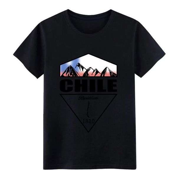 

chile flag triangles fitted cotton poly by next level t shirt design short sleeve round neck homme cute comical letter shirt