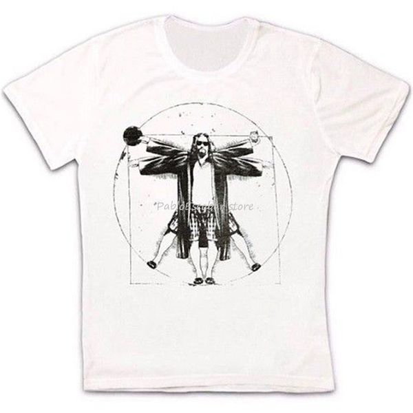 

the big lebowski vitruvian the dude retro vintage hipster t shirt tee tshirt