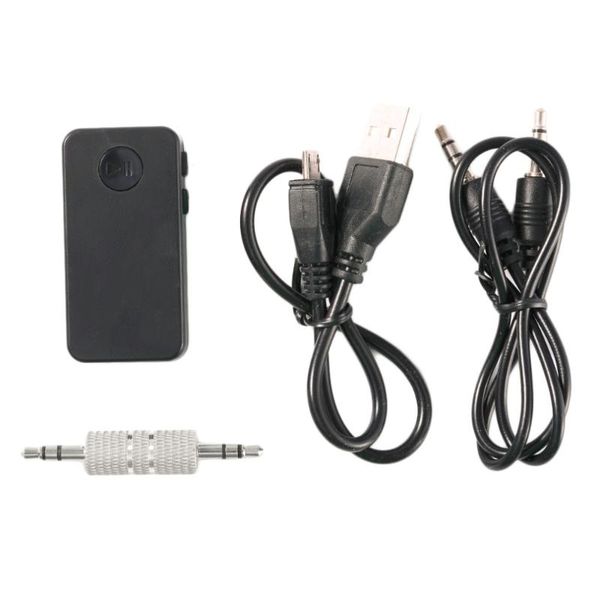 

mini hands audio car-styling 3.5mm stereo output music streaming bluetooth receiver wireless adapter