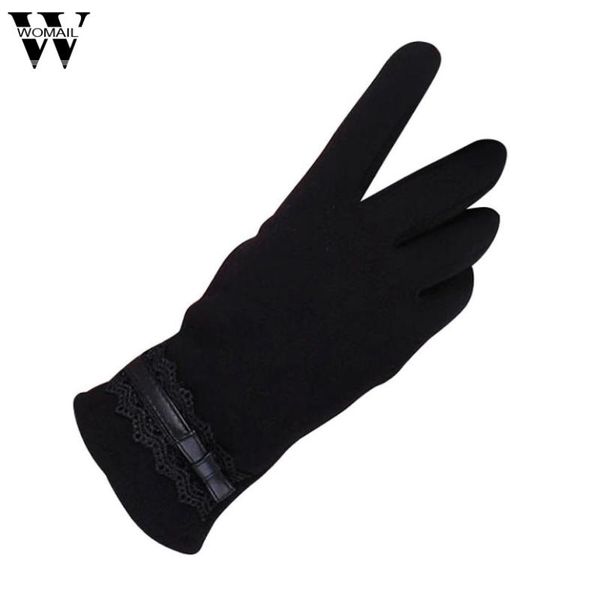 

five fingers gloves 2021 winter womens fashion do not pour velvet -screen oct18, Blue;gray